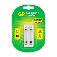 З/У для аккумуляторов GP E211CS-2CR1 AA/AAA Ni-MH 2 слота без аккумуляторов (1/5/10)