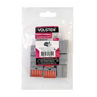 Строительно-монтажная клемма Volsten V02-9W-222-415 5 пр. до 4 мм, 32А, 450 В, 10 шт., серый
