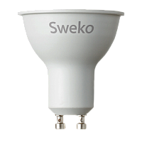 Лампа светодиодная Sweko PAR16 GU10 7W 4000К 230V (1/5/100)