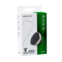 Держатель автомобильный Borofone BH8 в воздуховод магнит черный (1/160)