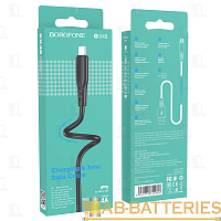 Кабель Borofone BX48 USB (m)-microUSB (m) 1.0м 2.4A ПВХ черный (1/360)