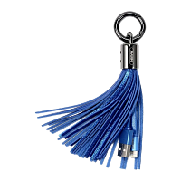USB кабель REMAX Tassels Ring (Iphone 5/6/7/SE) RC-053i Голубой