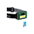 Фонарь налобный Космос 520B 3WCOBLED от батареек 3хААА IP44 3 режима зеленый (1/30/240)