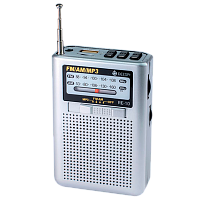 Радиоприемник DEESPI S1204 RE-10 пластик BT/AM/FM/SW/USB/AUX/MicroSD питание ААх2/220V (1/100) 