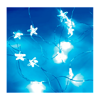 Гирлянда Космос 1.5м лампочки нить от батареек синий (1/150)