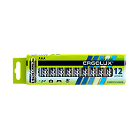 Батарейка Ergolux LR03 AAA BL12 Alkaline 1.5V (12/960) 