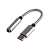 Переходник AUX GoPower Jack 3.5mm (f)-Type-C (m) 0.1м ПВХ с ЦАП Premium Zip-Lock c подвесом белый