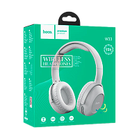 Наушники полноразмерные HOCO W33 bluetooth 5.0 с микр. microSD серый (1/30)