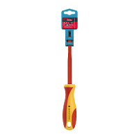Диэлектрическая отвертка Smartbuy Tools шлицевая SL4x100, до1000В, VDE