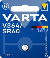Батарейка Varta 364 (SR621SW) BL1 (на крючок) Silver Oxide 1.55V (1/10/100)