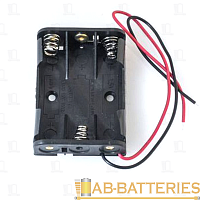 Батареечный отсек ET AAA 3S1P-W с проводами (1/1000)