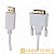 Кабель Atcom AT9503 DVI-D 25 (m)-DisplayPort (m) 1.8м силикон 1080P белый в пакете (1/100)