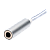 Переходник AUX Atcom AT2809 Type-C (m)-Jack 3.5mm (f) серебряный (1/600)