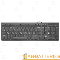 Клавиатура проводная Defender SM-530 UltraMate классическая USB 1.5м черный (1/20) 