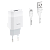 Сетевое З/У HOCO C72A 1USB 2.1A с кабелем Lightning белый (1/30/180)