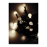 #Гирлянда Космос 30LED 4.4 - 4.5м шарики нить 8 режимов белый (1/100)
