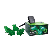 Фонарь садовый Старт Лягушки 4LED от солнечной батареи IP20