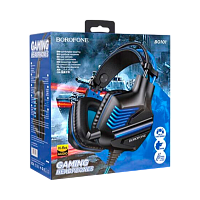 Наушники полноразмерные Borofone BO101 с микр. игровые синий (1/30)