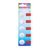 Батарейка Minamoto CR1220 BL5 Lithium 3V (5/100/5000)