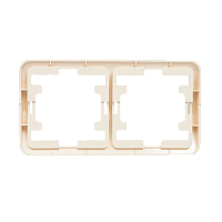 Рамка Makel Mimoza 2пост. кремовый 32012 (1/25)