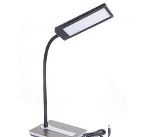 Светильник настольный ЭРА NLED-446 9W 220V 30LED на основании сенс. 4 ур.ярк. черный (1/8)
