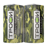 Батарейка Трофи Classic R20 D Shrink 2 Heavy Duty 1.5V (2/12/288/4608)