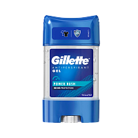 Дезодорант мужской Gillette Power Rush гелевый 70мл (1/6) 