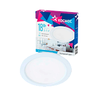 Светильник светодиодный Космос DownL18W6400K 18W 220V IP20 потолочный белый (1/40)