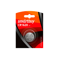 Батарейка Smartbuy CR1620 BL1 Lithium 3V (1/12/720) 