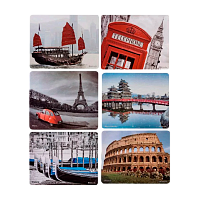 Коврик для мыши Defender Journey 240x190x0.4мм ассорти (1/18/360)