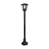 Светильник садово-парковый Camelion PP6301 «Валенсия 3 60W 230V E27 IP44 черный