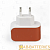 Сетевое З/У Smartbuy Color Charge 1USB 2.0A оранжевый (1/100)
