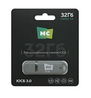 Флеш-накопитель MORE CHOICE МФБ32 3.0 32GB USB3.0 пластик серый