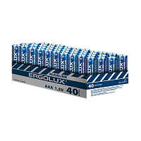 Батарейка Ergolux LR03 AAA BOX40 Alkaline 1.5V (40/480)