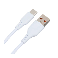 Кабель GoPower GP01T USB (m)-Type-C (m) 1.0м 2.4A ПВХ белый (1/200/800)