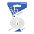 Флеш-накопитель Smartbuy Lara 16GB USB2.0 пластик белый