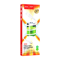 Кабель HOCO X83 Lightning (m)-Type-C (m) 1м 3.0A 20W ПВХ белый (1/33/330)