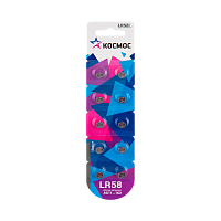 Батарейка Космос G11/LR721/LR58/362A/162 BL10 Alkaline 1.5V (10/100/2000)