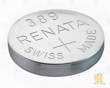 Батарейка Renata 389 (SR1130W) BL10 Silver Oxide 1.55V (10/100)