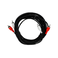 Кабель ENERGY POWER 2xRCA (m)-2xRCA (m) 5.0м ПВХ черный в пакете (1/300)