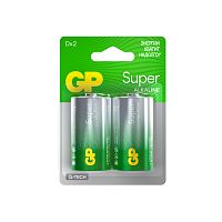 Батарейка GP Super G-Tech LR20 D BL2 Alkaline 1.5V (2/20/160) R
