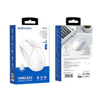 Мышь беспроводная Borofone BG5 классическая USB белый (1/22/88)