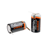 Батарейка ROBITON ER34615-FT D с лепестковыми выводами SR2, в упак 8 шт