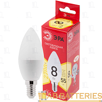 Лампа светодиодная ЭРА B35 E14 8W 2700К 220-240V свеча RED LINE (1/10/100)