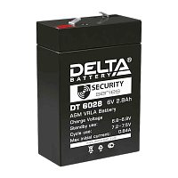 Аккумулятор свинцово-кислотный Delta DT 6028 6V 2.8Ah (1/20)