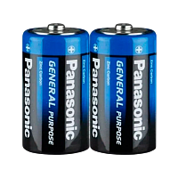 #Батарейка Panasonic GENERAL Purpose R14 C Shrink 2 1.5V (2/24/480)