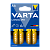 Батарейка Varta LONGLIFE LR6 AA BL4 Alkaline 1.5V (4106) (4/72)