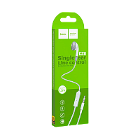 Наушники вставные HOCO M61 с микр. на одно ухо белый (1/31/310)
