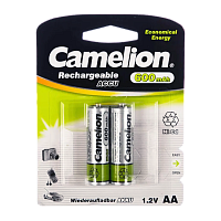 Аккумулятор бытовой Camelion HR6 AA BL2 NI-CD 600mAh (2/24/480)