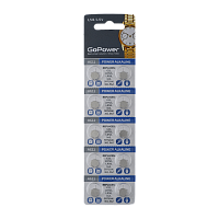Батарейка GoPower G11/LR721/LR58/362A/162 BL10 Щелочная 1.55V (10/1000/3600)